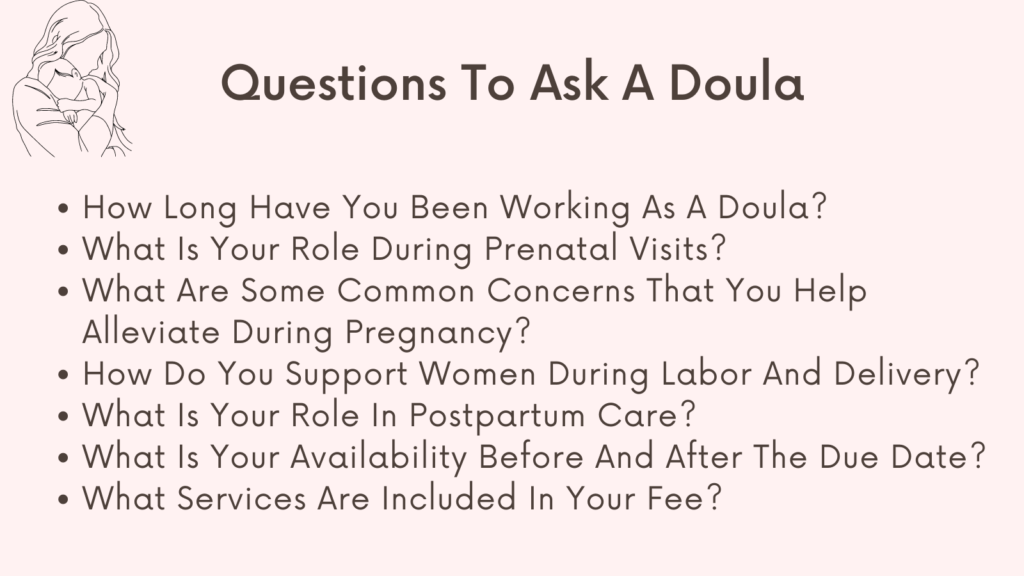 Questions To Ask A Doula