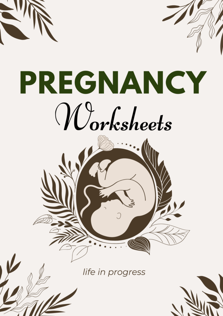 Pregnancy Worksheets