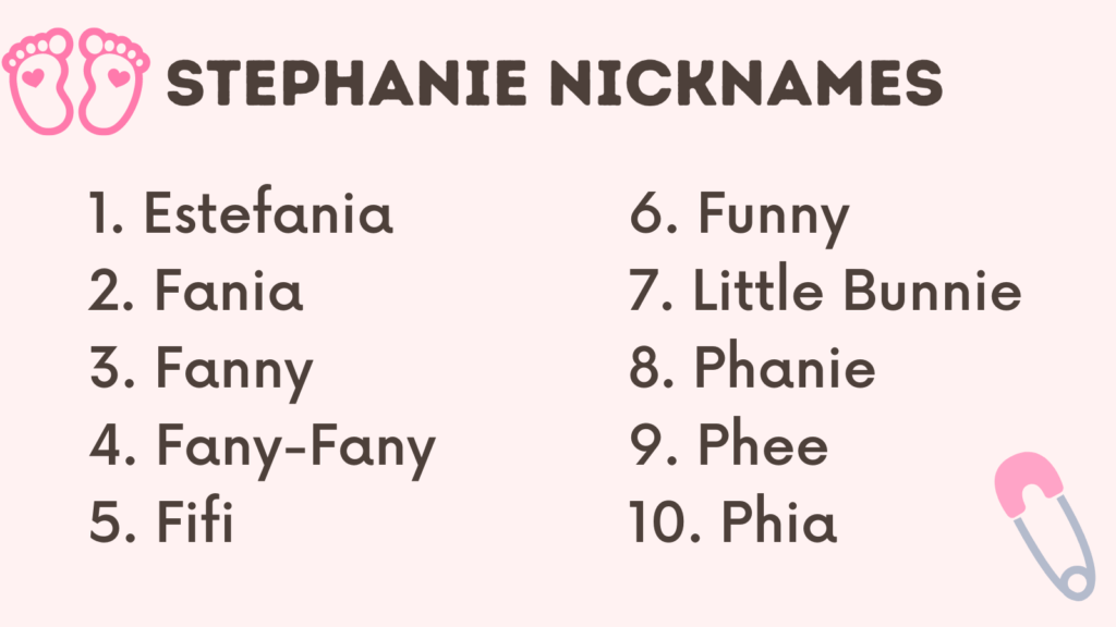 Stephanie Nicknames